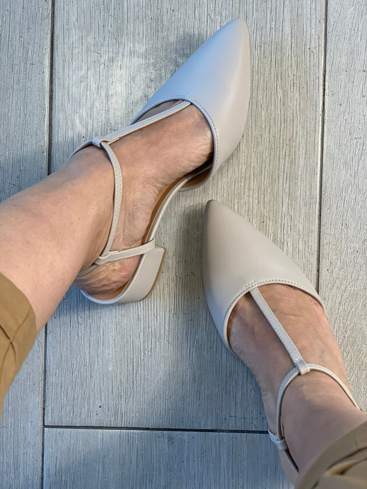 Vizzano Gray Strappy Square Heels