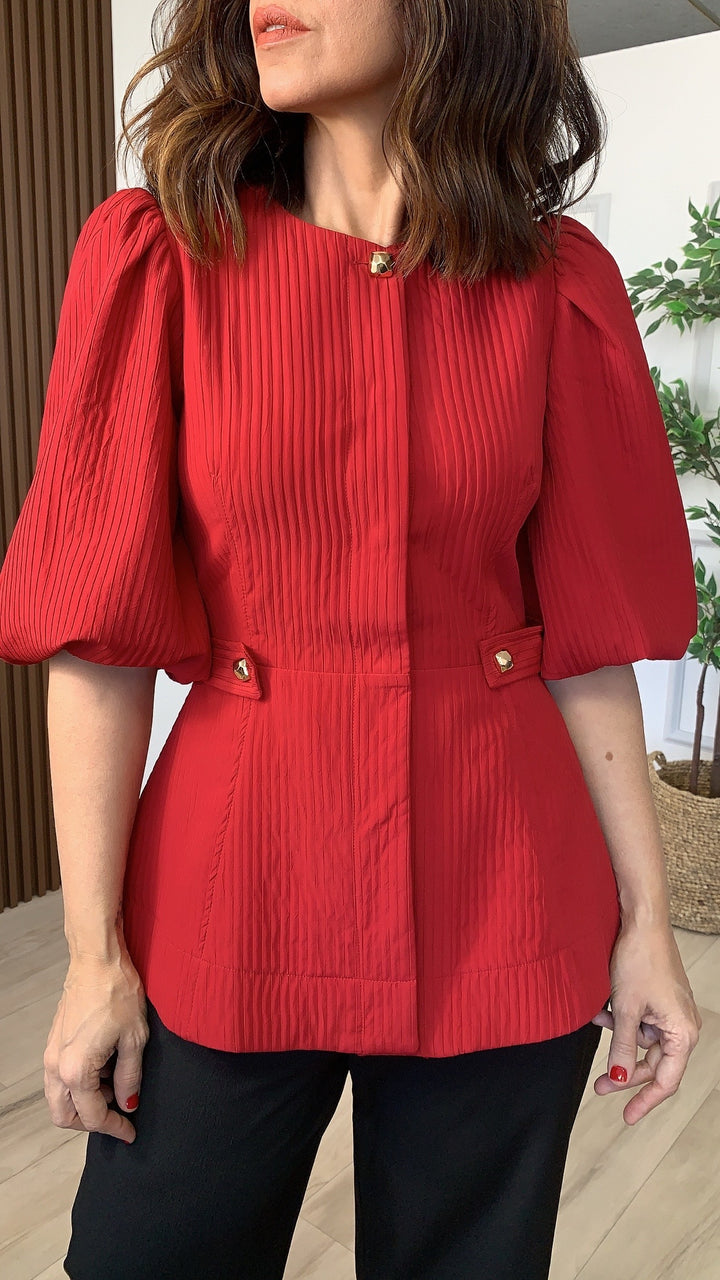 Quietud Burgundy Top