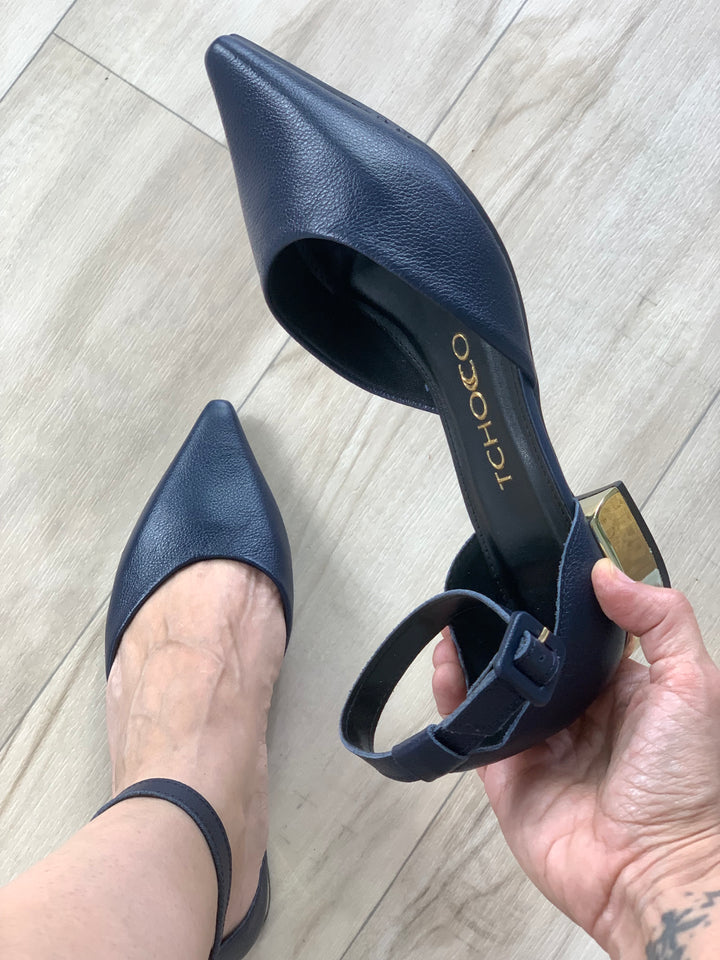 Tchocco Navy Mary Janes