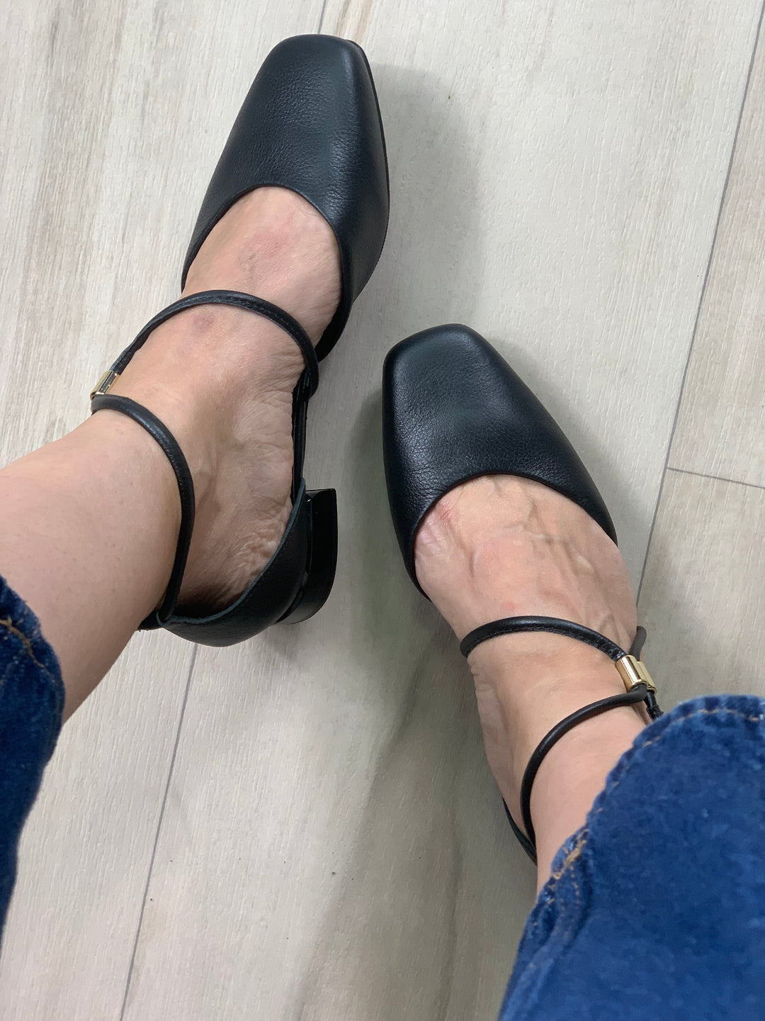 Tchocco Black Fashion Mary Janes