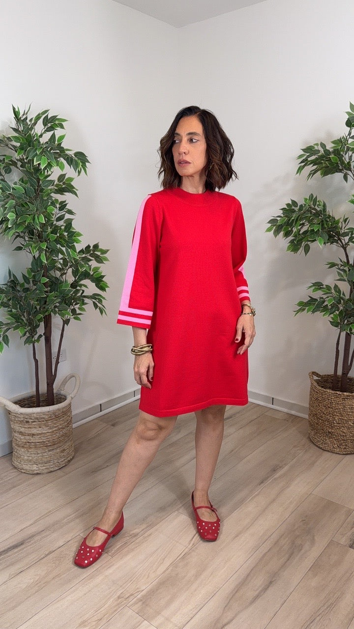 Ímpetu Red Mini Dress