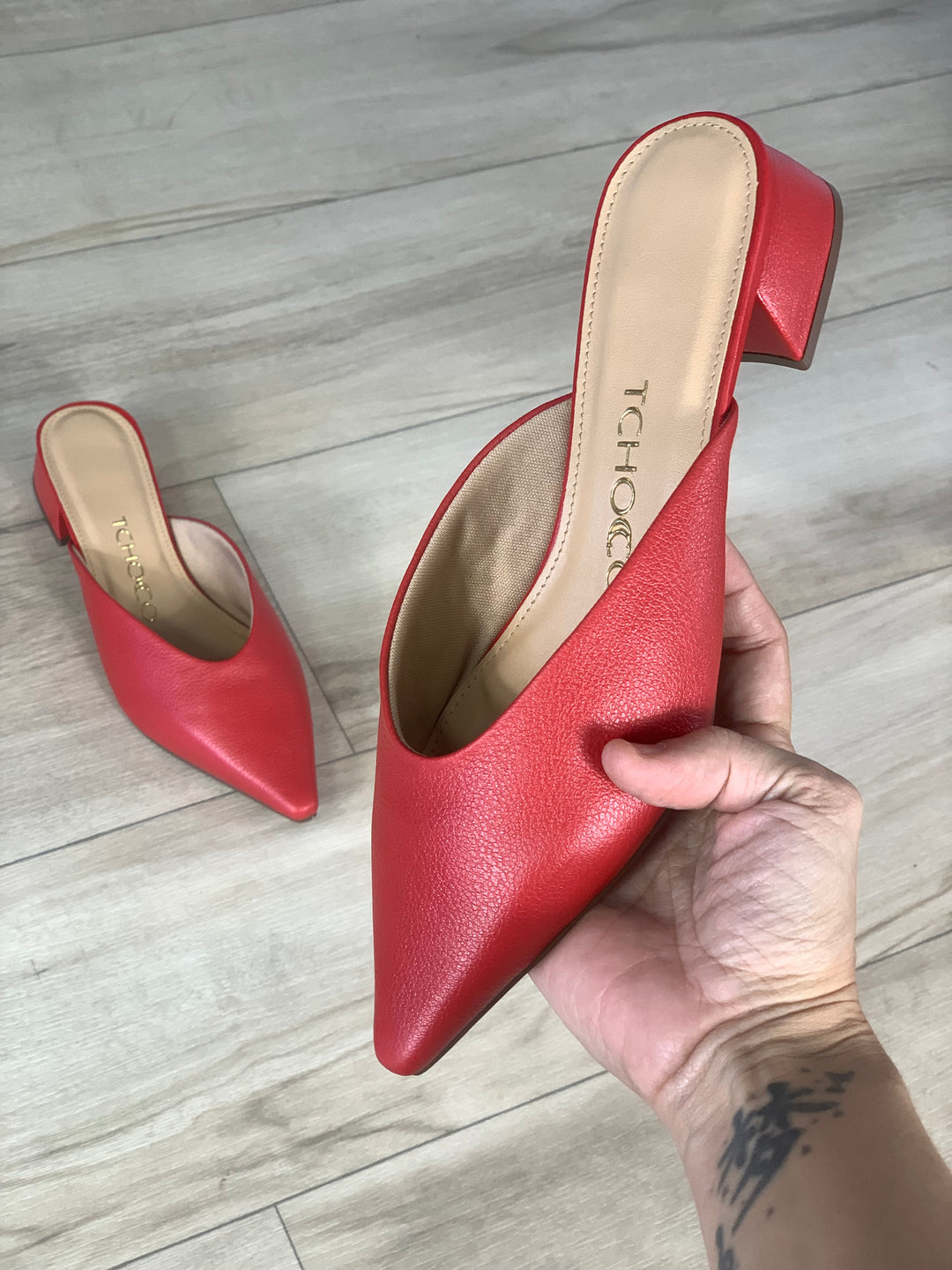 Tchocco Red Mules