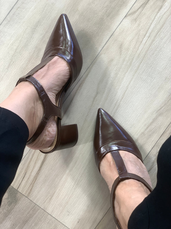 Tchocco Café Block Heels