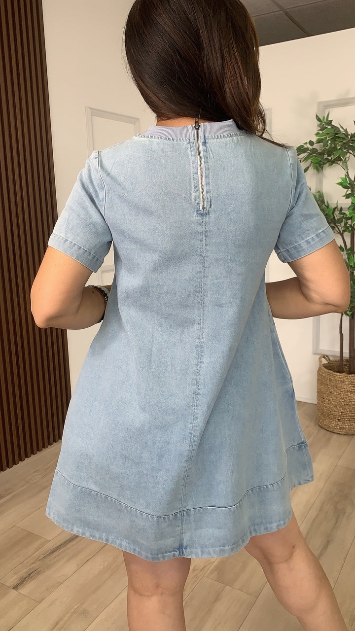 Ribera Denim Mini Dress