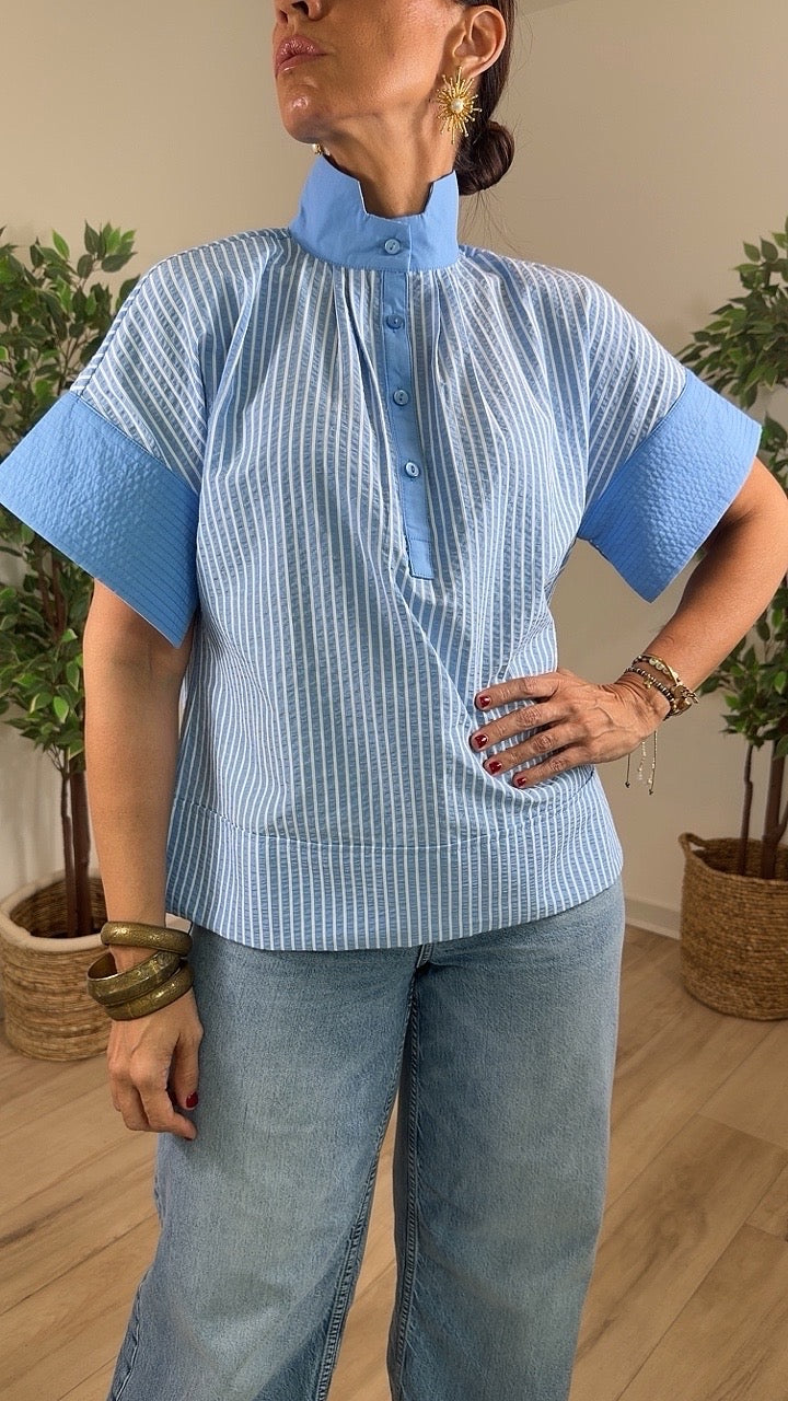 Samaria Blue Top