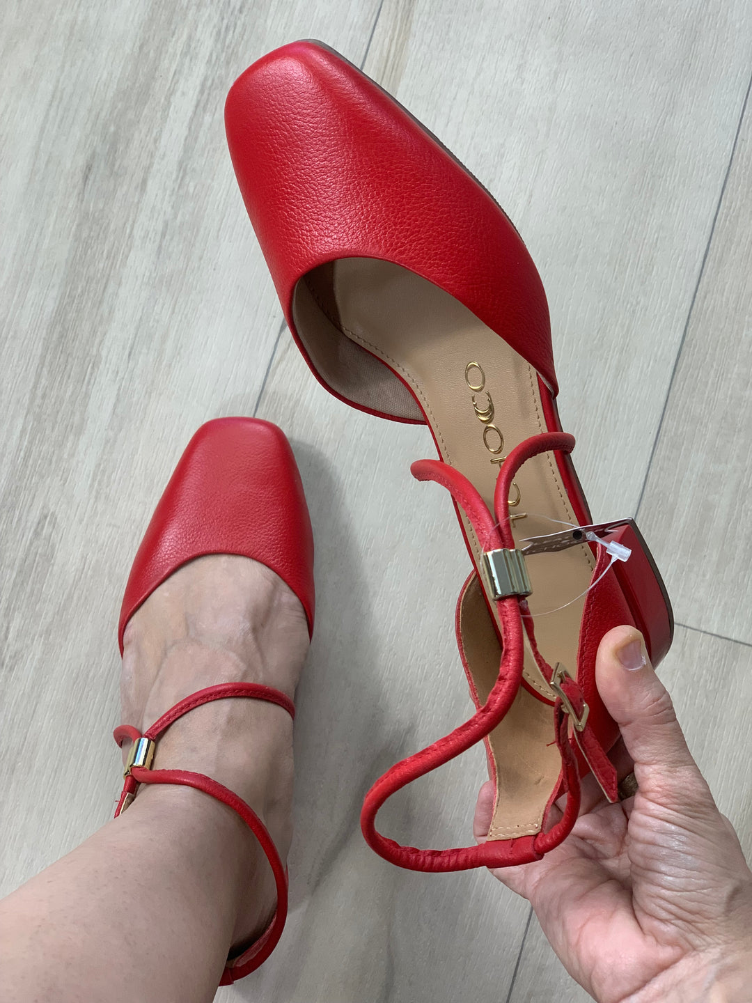 Tchocco Red Fashion Mary Janes
