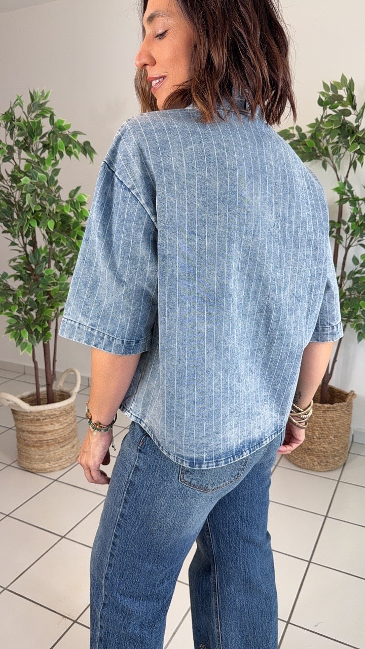Grandeur Denim Top