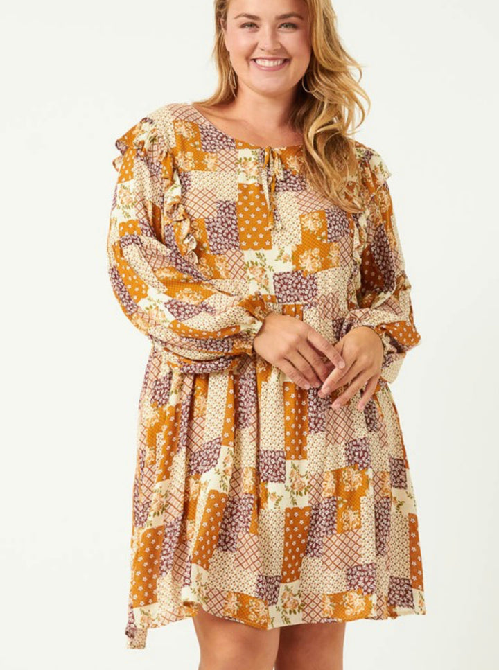 Mustard Plus Size Dress