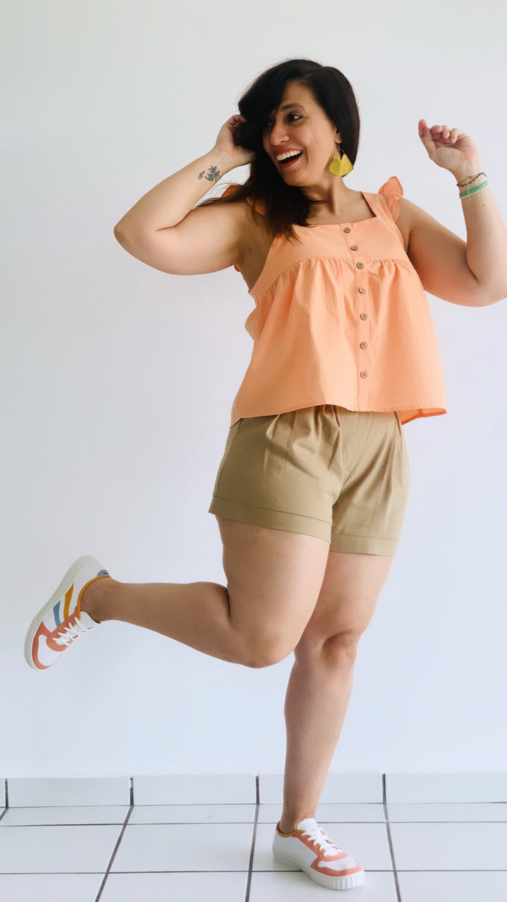 Moleca Multi Coral Sneakers