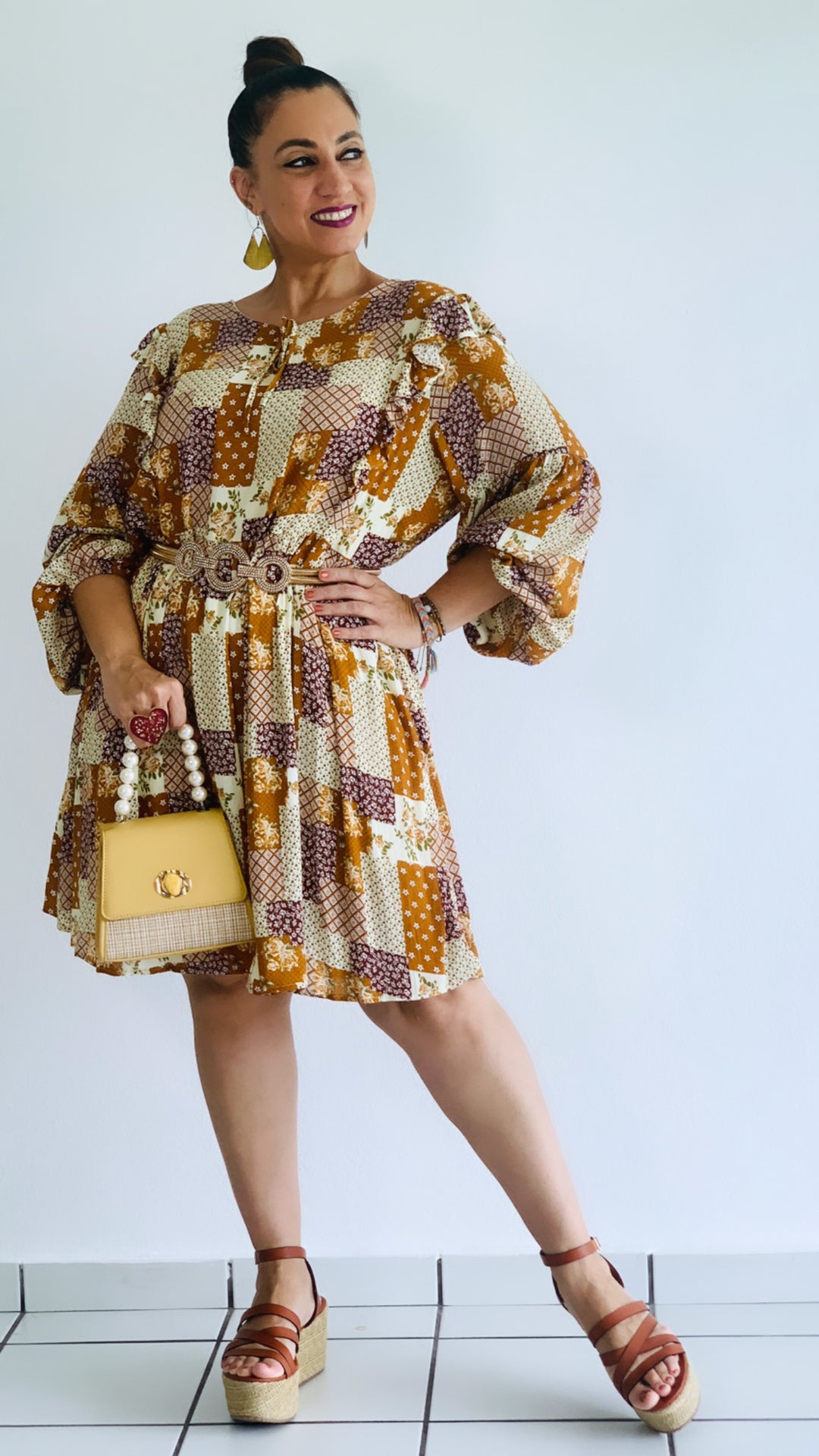 Mustard Plus Size Dress